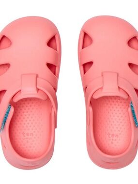 Ten Little Kids Coral Pink Splash Sandals